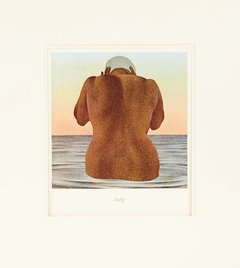 David Alexander Colville, A Book of Hours, Labours of the Months, portfolio of one colour serigraph and twelve colour photolithographs, 1979 - view 11