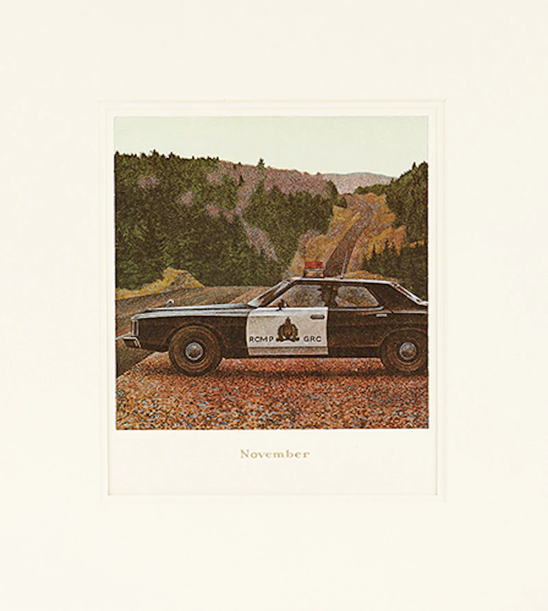 David Alexander Colville, A Book of Hours, Labours of the Months, portfolio of one colour serigraph and twelve colour photolithographs, 1979 - view 15