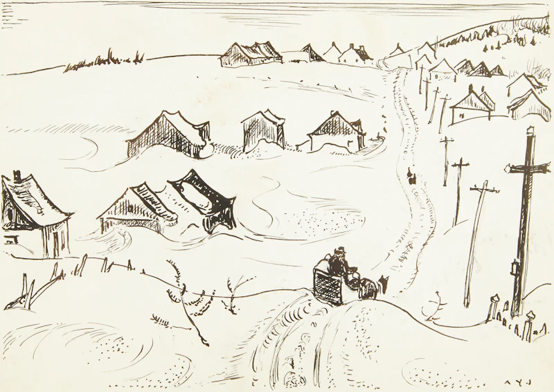 Alexander Young Jackson, Road Over Cap Tourmente (The St. Lawrence)
