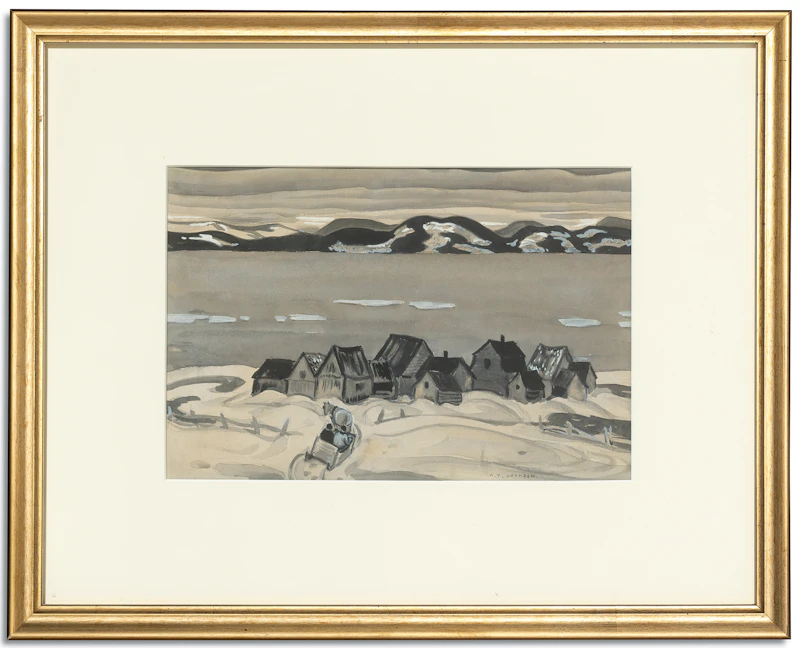 Alexander Young Jackson, Gulf of St. Lawrence, heightened with white - view 3