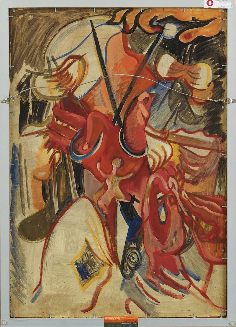 Pegi Nicol MacLeod, New York City Street Party, double-sided oil on board - view 3