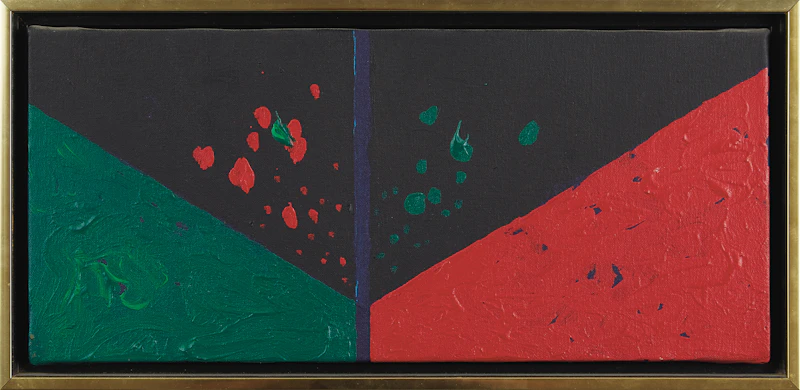Raymond John Mead, Untitled Abstraction, acrylic on canvas, 1982 - view 2