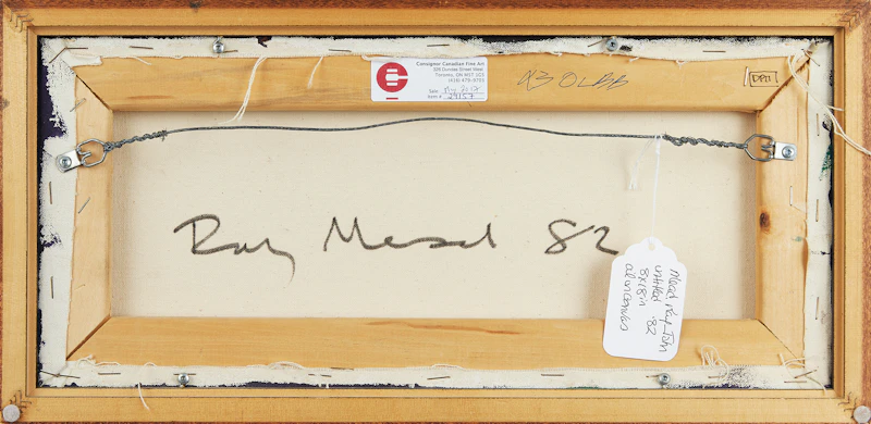Raymond John Mead, Untitled Abstraction, acrylic on canvas, 1982 - view 3