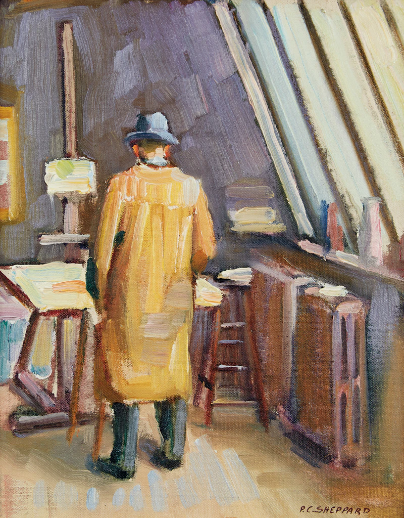 Peter Clapham Sheppard, In the Artist’s Studio, Bathurst and Bloor
