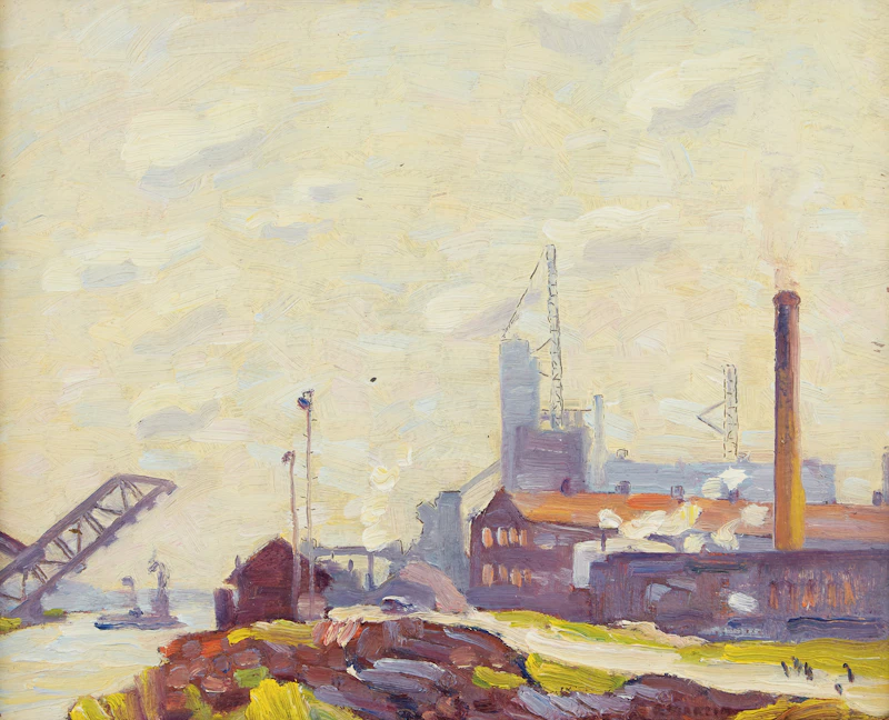 Bernice Fenwick Martin, Steam and Haze of Industry along Toronto’s Waterfront