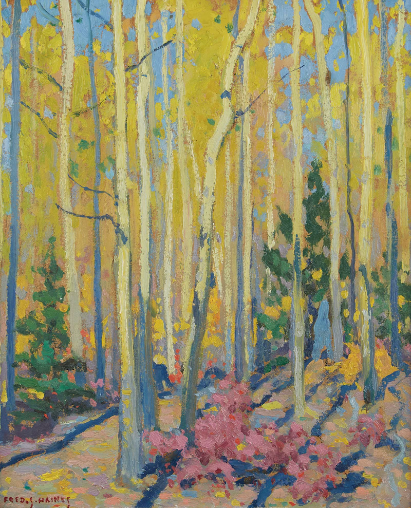 Frederick Stanley Haines, Poplars in the Fall