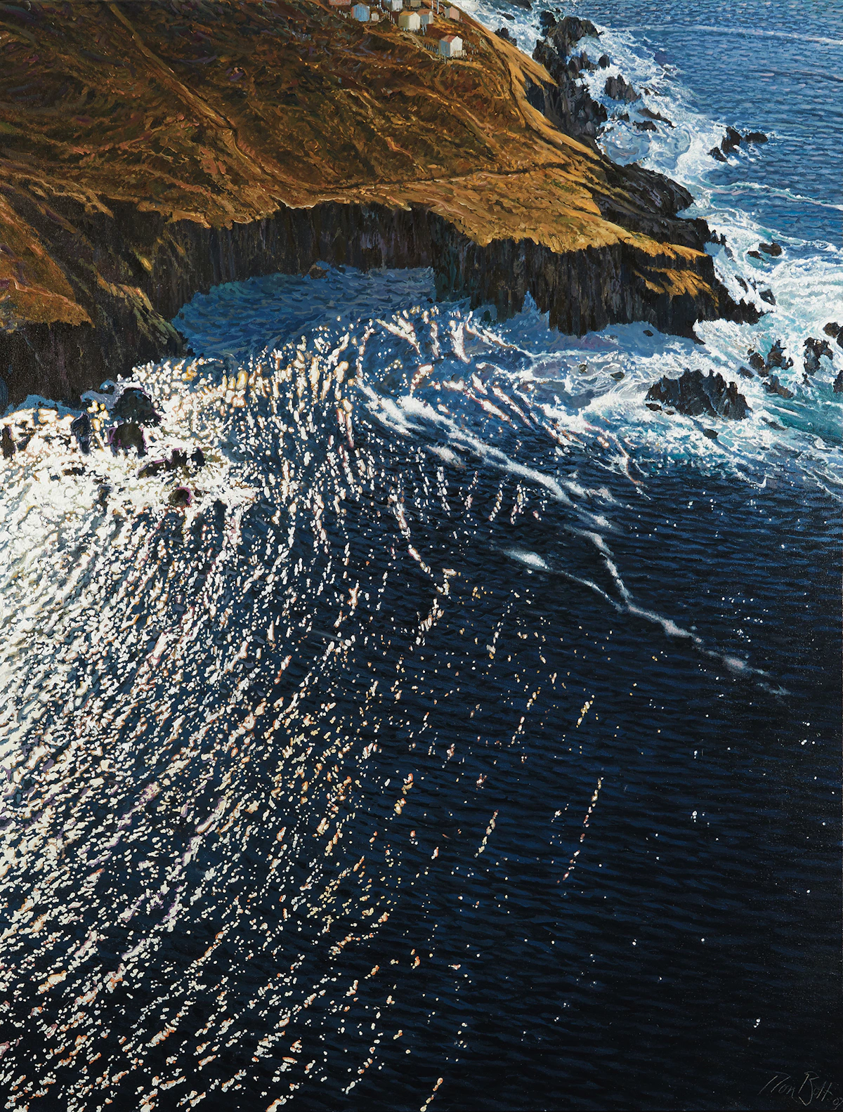 Ronald William Bolt, High on the Rock #4, oil on canvas, 2007
