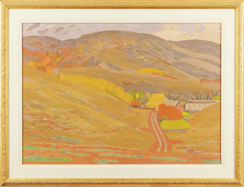 Illingworth Holey Kerr, Little Farm, Qu’Appelle Valley, Lumsden, Saskatchewan, oil on canvas, 1973 - view 2