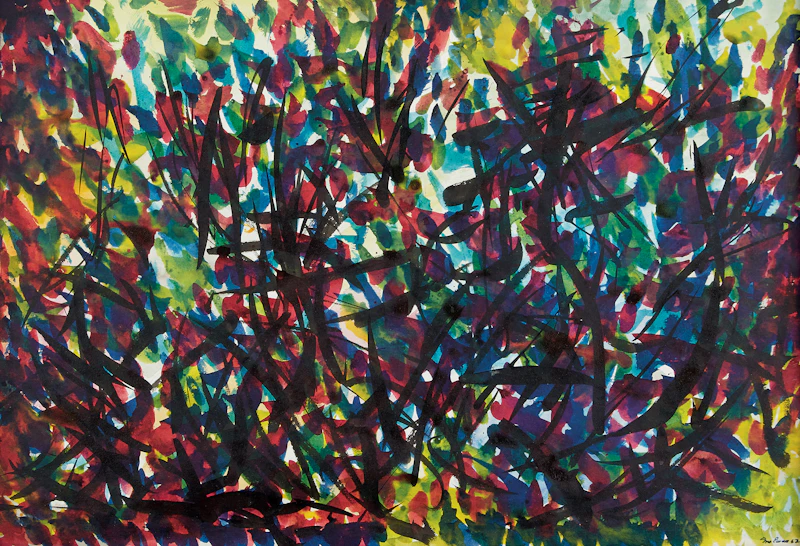 Jean Albert McEwen, Untitled Abstract, watercolour, 1952 - view 1