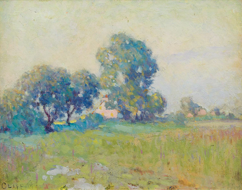 Misty Summer Morning, St. Eustache by William Henry Clapp
