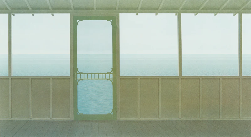 Christopher Pratt, Cottage Interior, colour offset (photo) lithograph - view 1