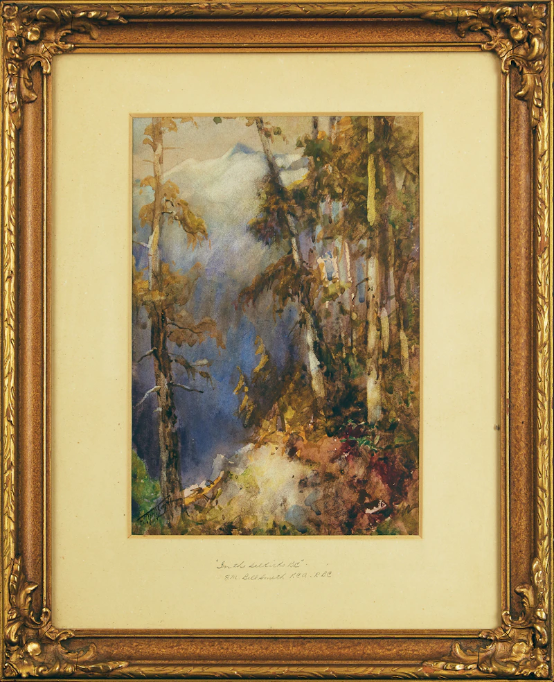 Frederic Marlett Bell-Smith, In the Selkirks, BC, watercolour - view 2