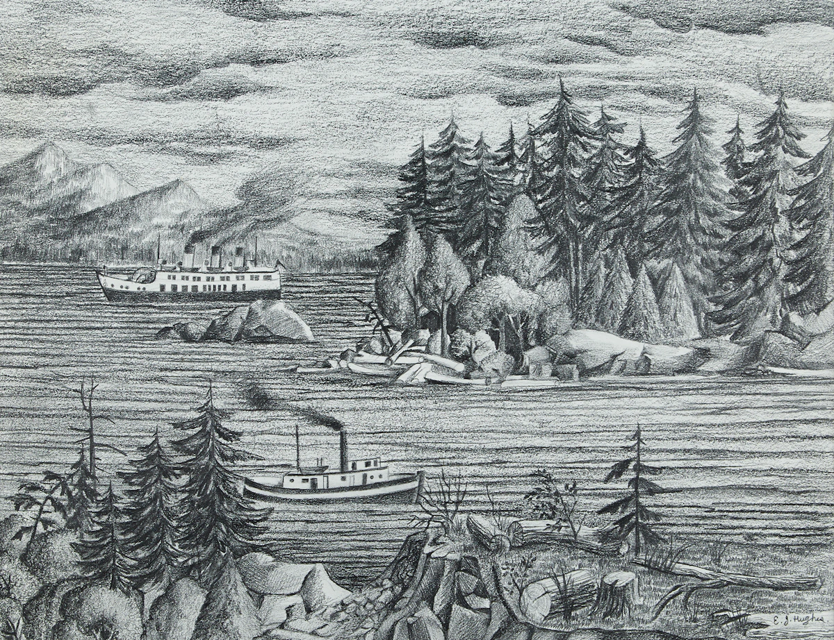 Edward John Hughes, Sidney, B.C., graphite