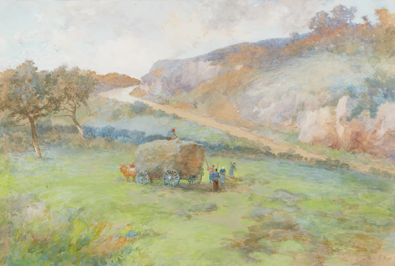 Filling the Wagon by Frances Anne Hopkins