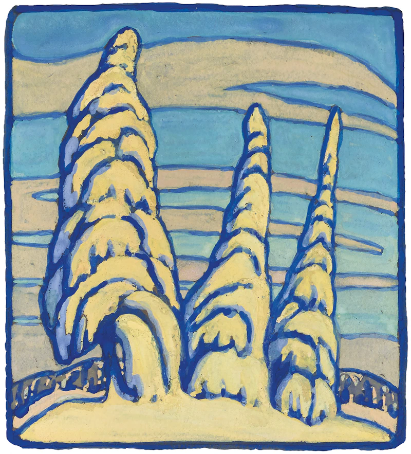 Lawren Stewart Harris, Snow-Covered Trees