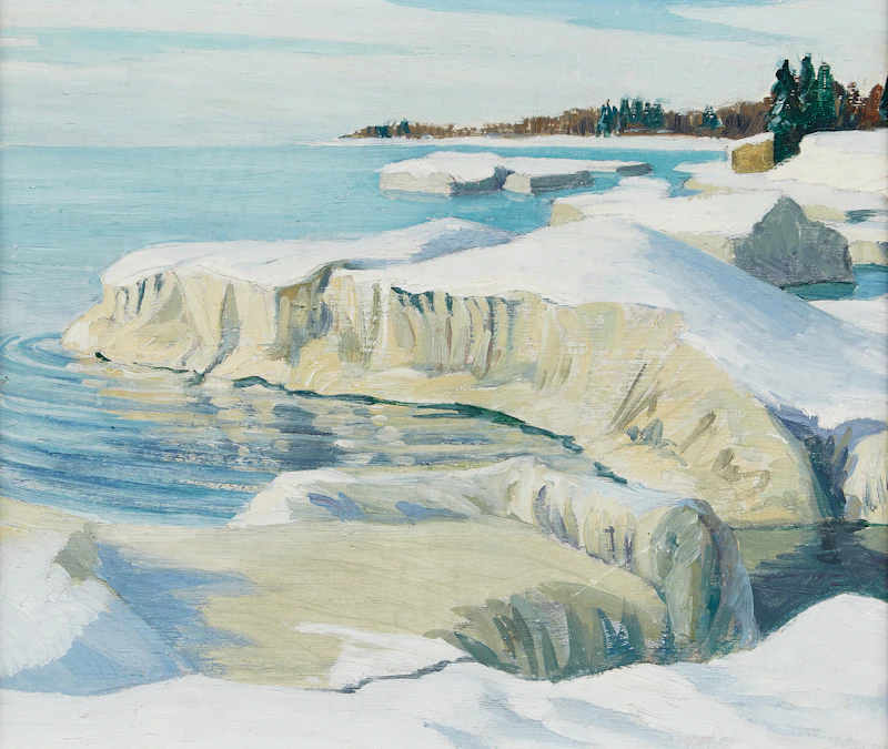Doris Jean McCarthy, Icebergs in Sunlight, Wellington