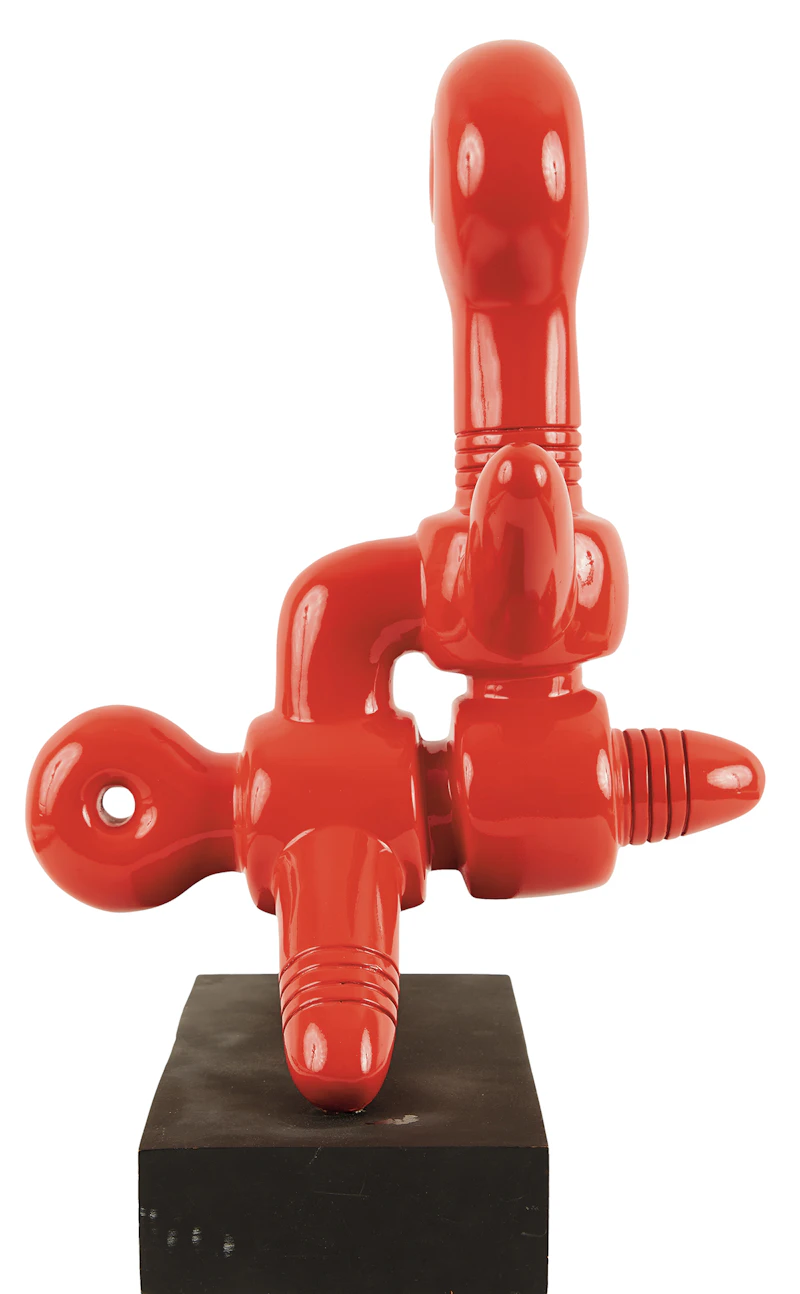 Sorel Etrog, Sadko, circa 1971, painted bronze sculpture - view 6