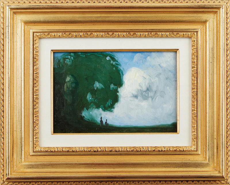 Marc-Aurèle Fortin, Paysage d’ete, oil on panel - view 2