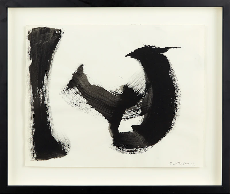 Rita Letendre, Serie B, No. 2 (FH-22P), casein on paper, 1962 - view 2