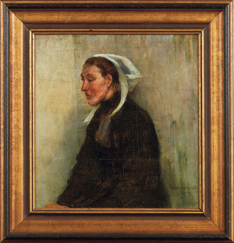 Marc-Aurèle de Foy Suzor-Coté, Portrait of a Woman, oil on canvas - view 2