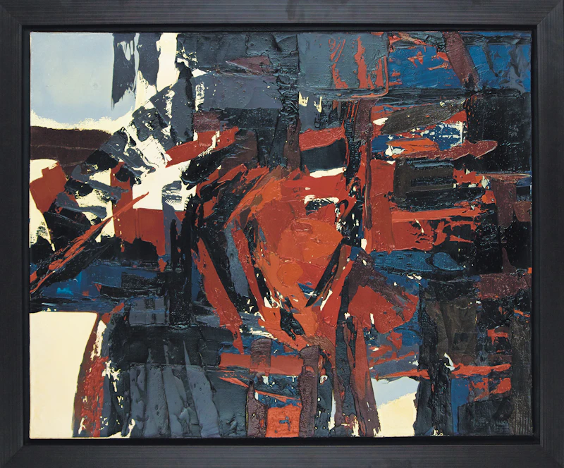 Jean LeFébure, La fille du briquetier, oil on canvas, 1963 - view 2