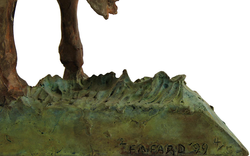 Joe Fafard, Cold Lake #2, chemical patina on bronze, 1999 - view 5