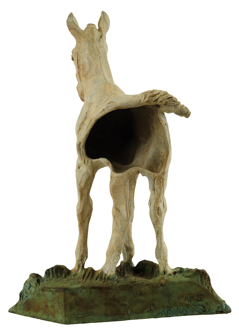 Joe Fafard, Cold Lake #1, chemical patina on bronze, 1999 - view 3