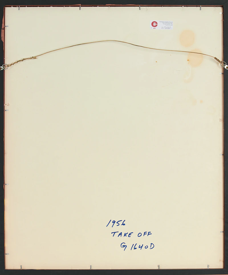 Harold Barling Town, Take Off, single autographic print, 1956 - view 3