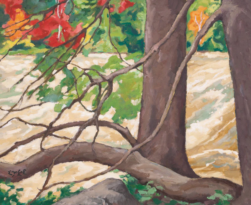 Autumn Leaves by Edwin Headley Holgate