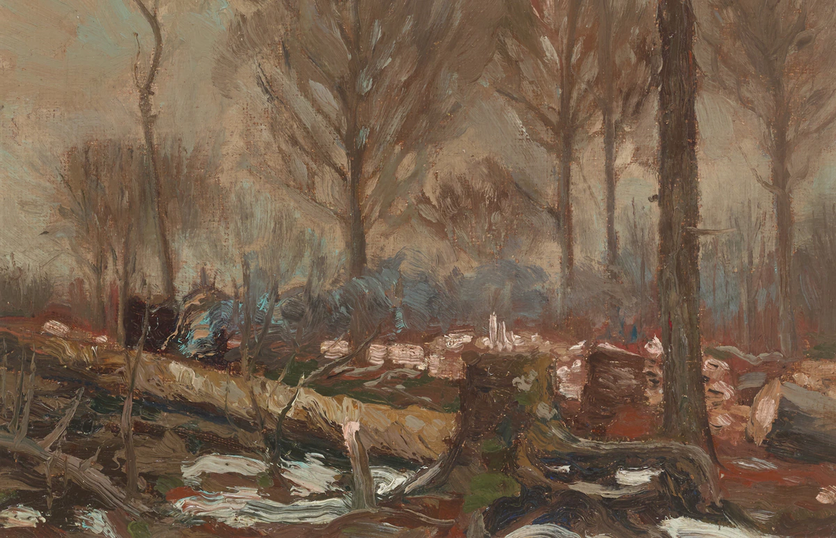 Tom Thomson, Fallen Timber (Algonquin), oil on canvas, 1912