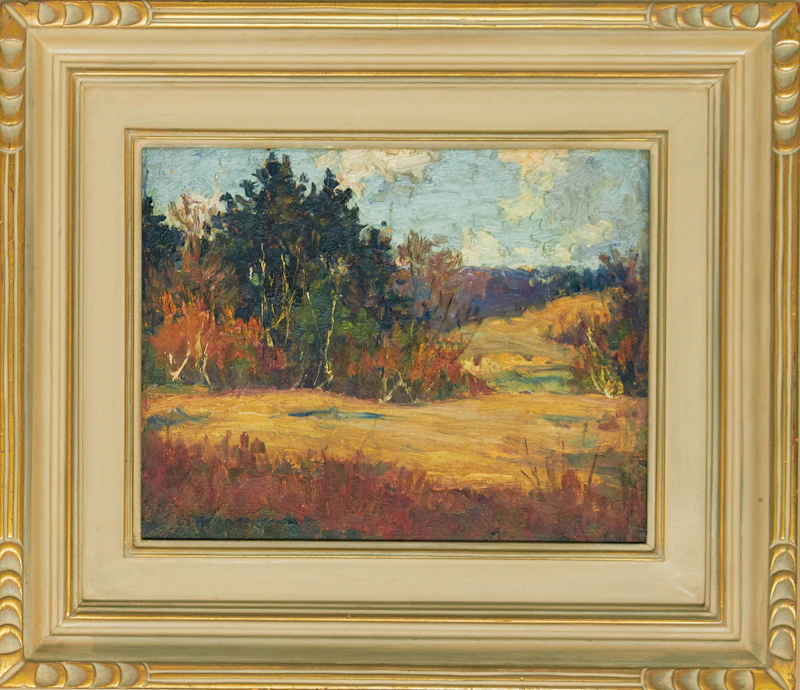 Manly Edward MacDonald, Autumn Tints, Rosedale Golf Club, oil on board - view 2