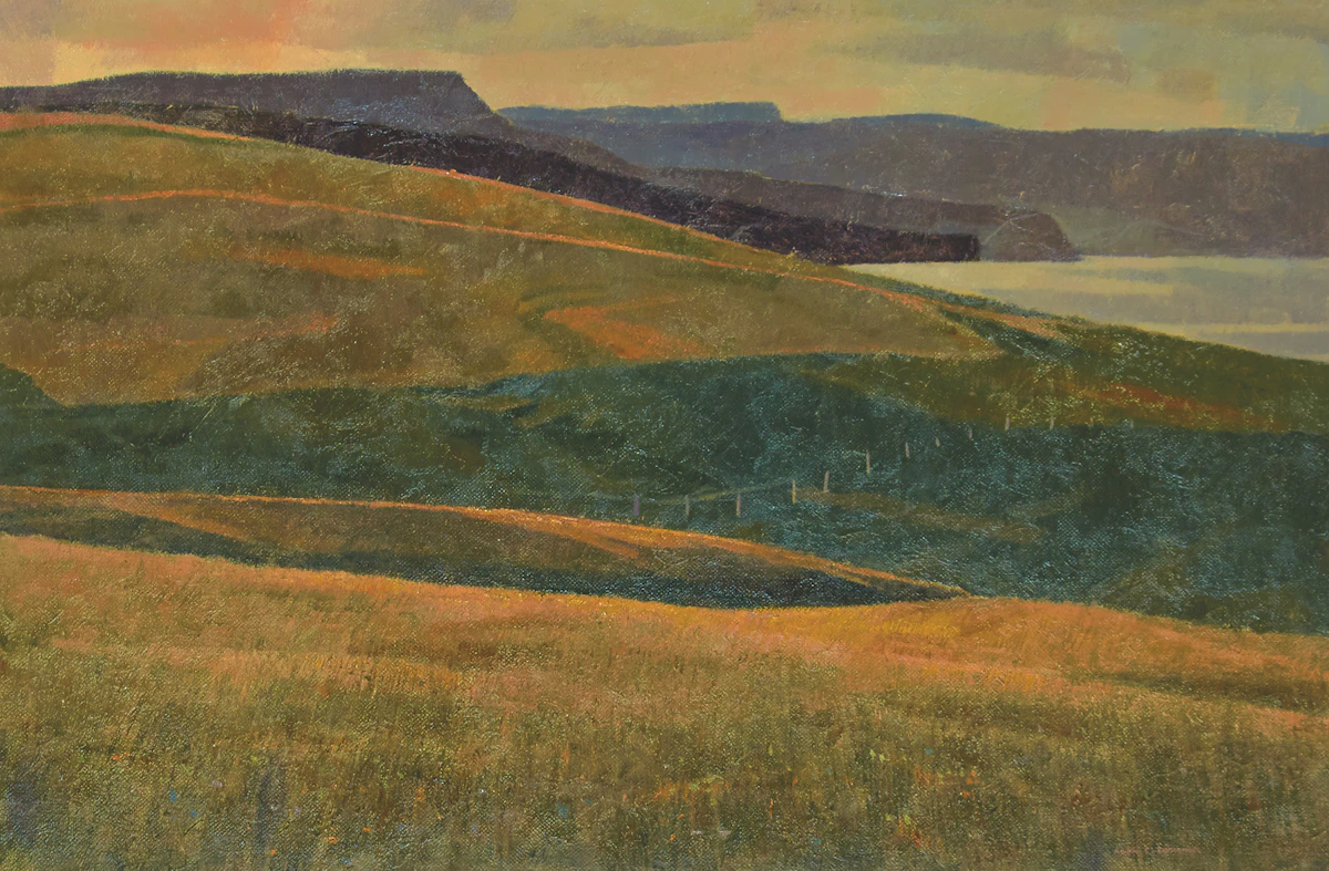 Alan Caswell Collier, The Land that Broods, oil on canvas, circa 1967