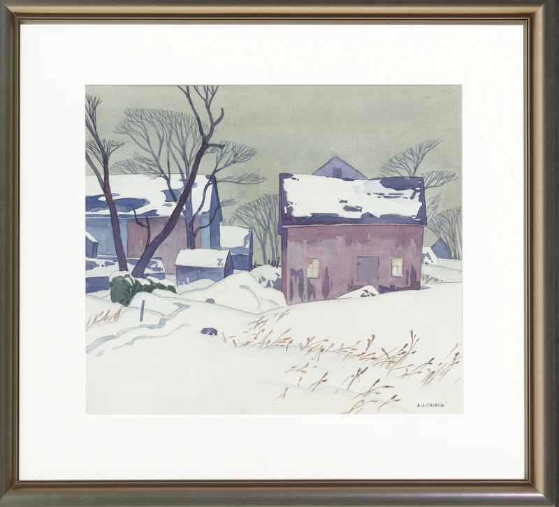 Alfred Joseph Casson, Ringwood, watercolour - view 2