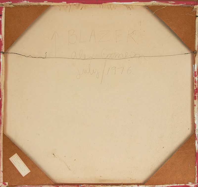 Alex Cameron, Blazer, acrylic on canvas, 1976 - view 3