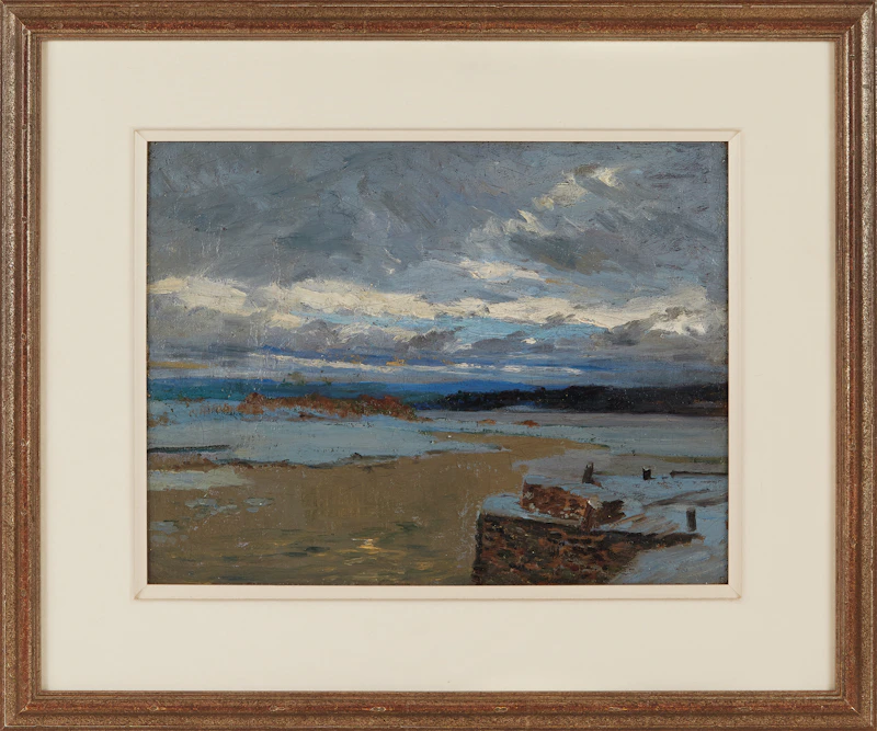 Maurice Galbraith Cullen, Winter, Beaupré, oil on canvas, circa 1906 - view 2