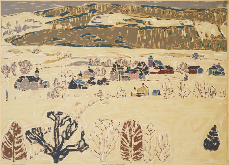 David Brown Milne, Boston Corners, Sampson Matthews print - view 2
