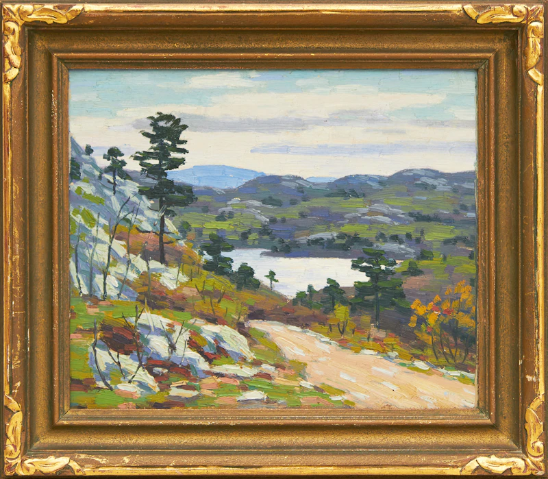 George Thomson, Spring in the Northland, oil on board - view 2