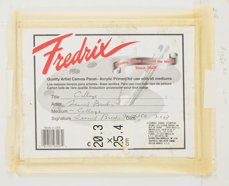 Frank Leonard Brooks, Untitled Abstracts (2), mixed media collages on artist board, 2003 - view 5