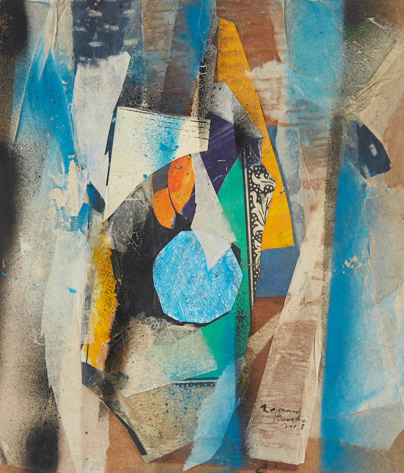 Untitled Abstracts (2) by Frank Leonard Brooks