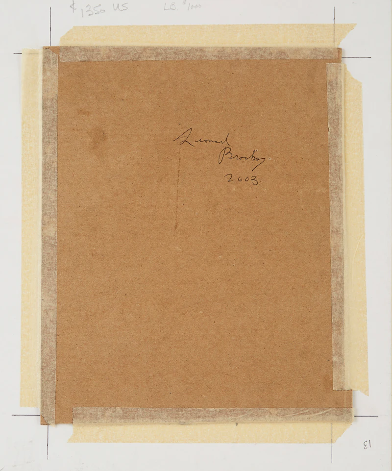 Frank Leonard Brooks, Untitled Abstracts (2), mixed media collages on artist board - view 4