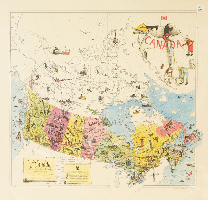 William Kurelek, Map of Canada