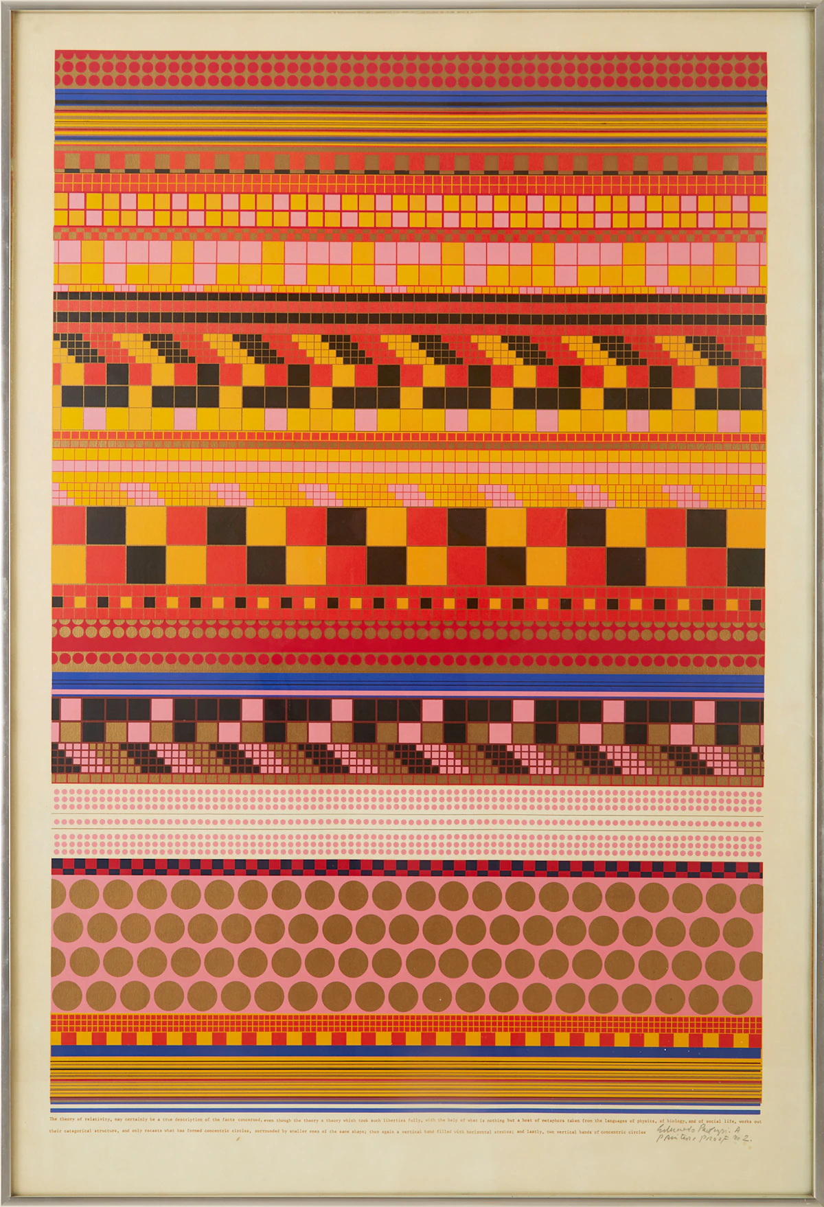 Eduardo Paolozzi, Theory of Relativity, silkscreen, 1967
