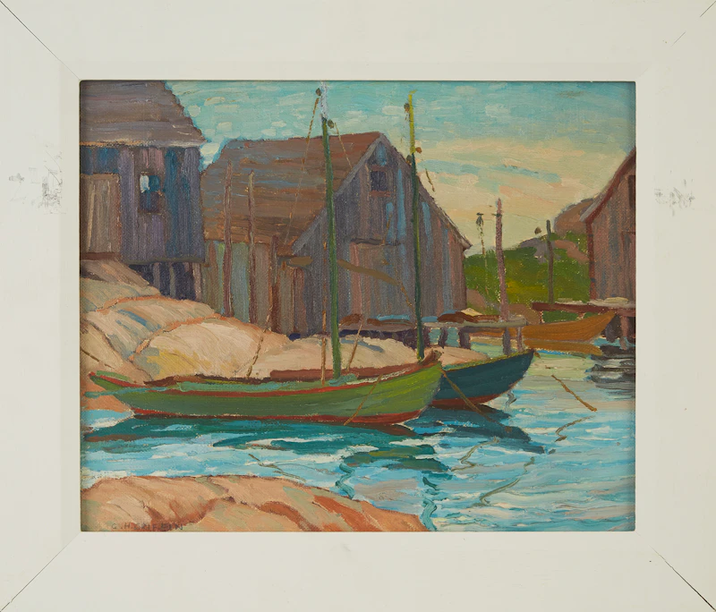 George Henry Griffin, Six Coastal Scenes of Peggy’s Cove, oil on board, 1931 - view 4