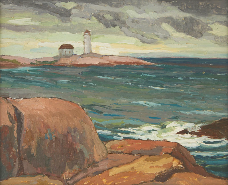George Henry Griffin, Six Coastal Scenes of Peggy’s Cove, oil on board, 1931 - view 11