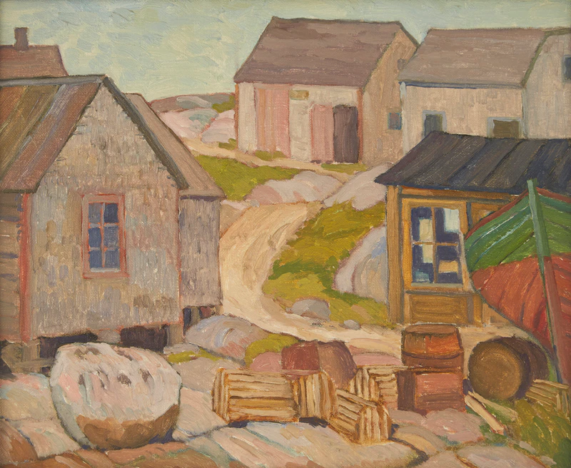 George Henry Griffin, Six Coastal Scenes of Peggy’s Cove, oil on board, 1931 - view 14
