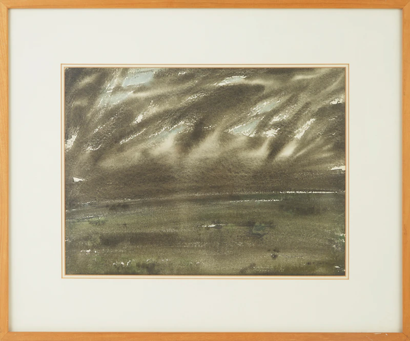 Prairie Autumn, Nightfall Near Rosebud by Takao Tanabe