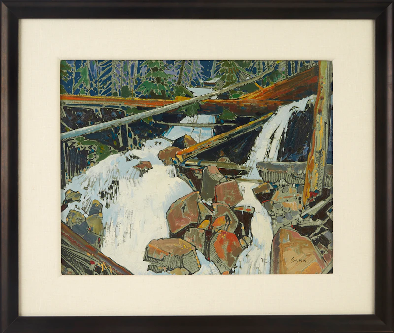 Robert Genn, Cayoosh Spring, acrylic on canvas, 1973 - view 1