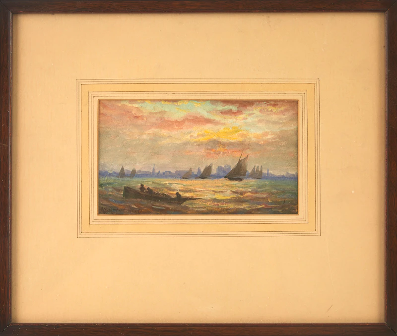 Arthur Rutherford Wilbur, Boating at the Foot of the City