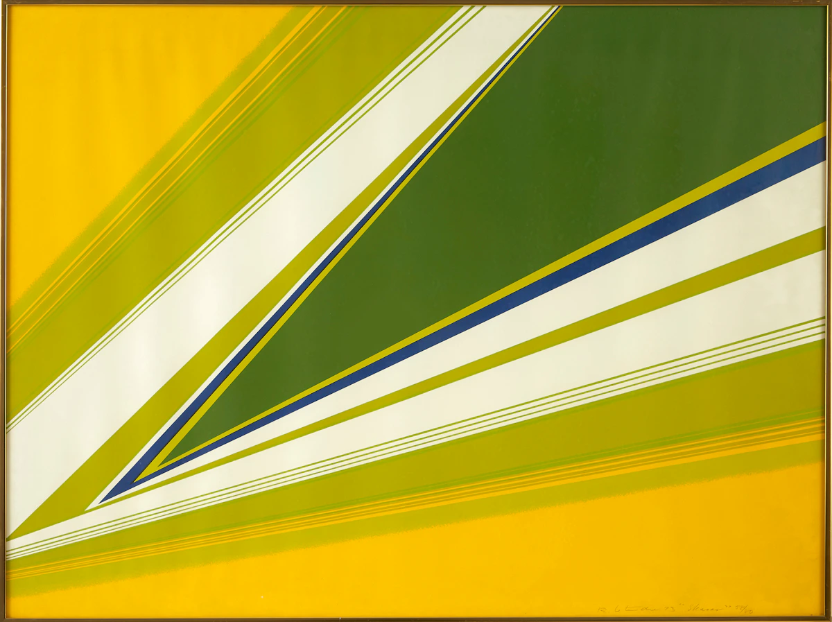 Rita Letendre, Sharas, colour silkscreen, 1973