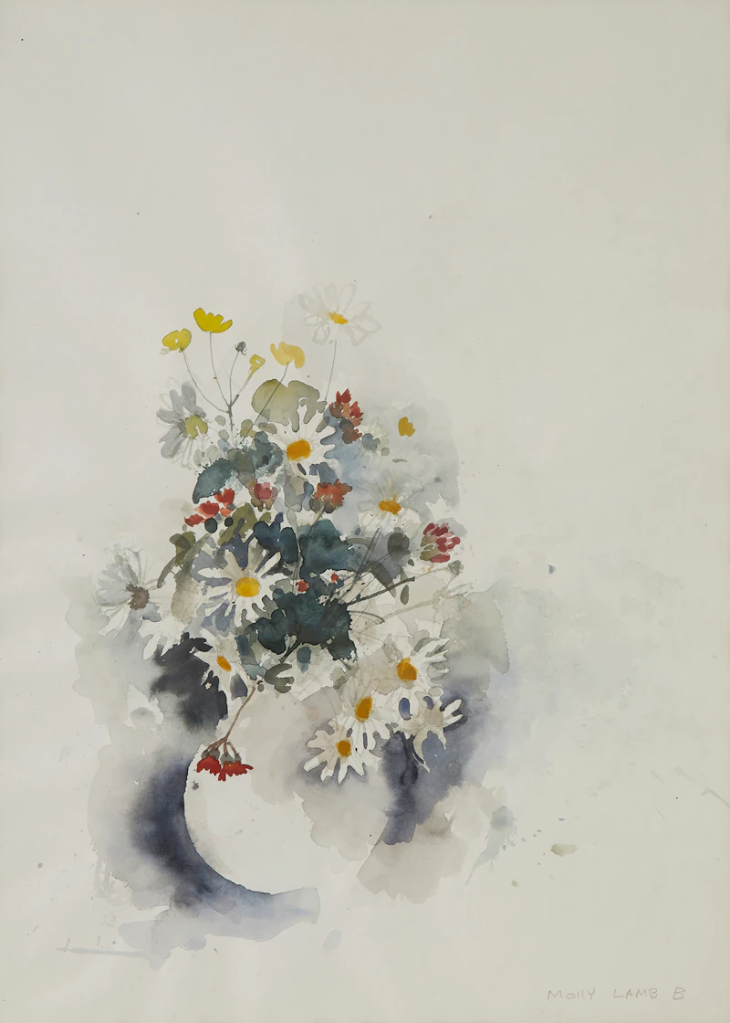 Molly Lamb Bobak, Wild Flowers, watercolour - view 2